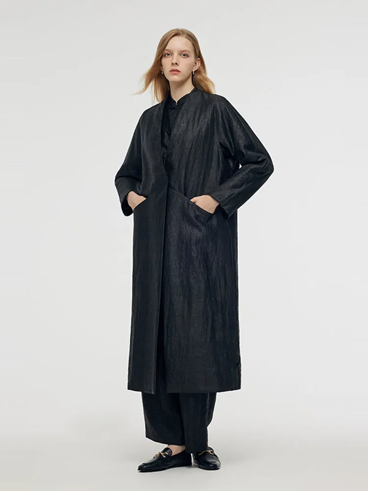 18 Momme Xiang Yun Silk Women Overcoat