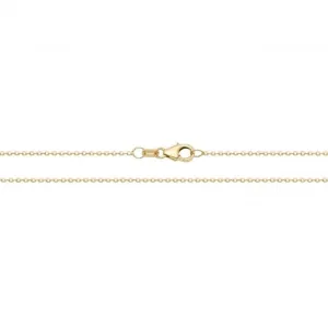 9ct Yellow Gold Trace DC Chain Necklace CH450