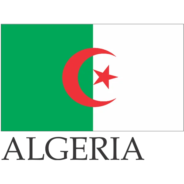 Algeria Embroidered Flag Badge