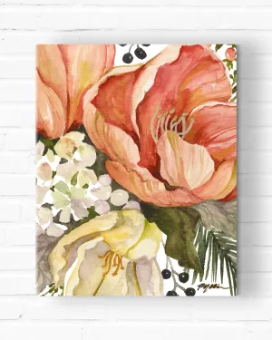 Amaryllis Study #1 Canvas