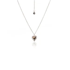 Amour Necklace | Smokey Quartz & Silver