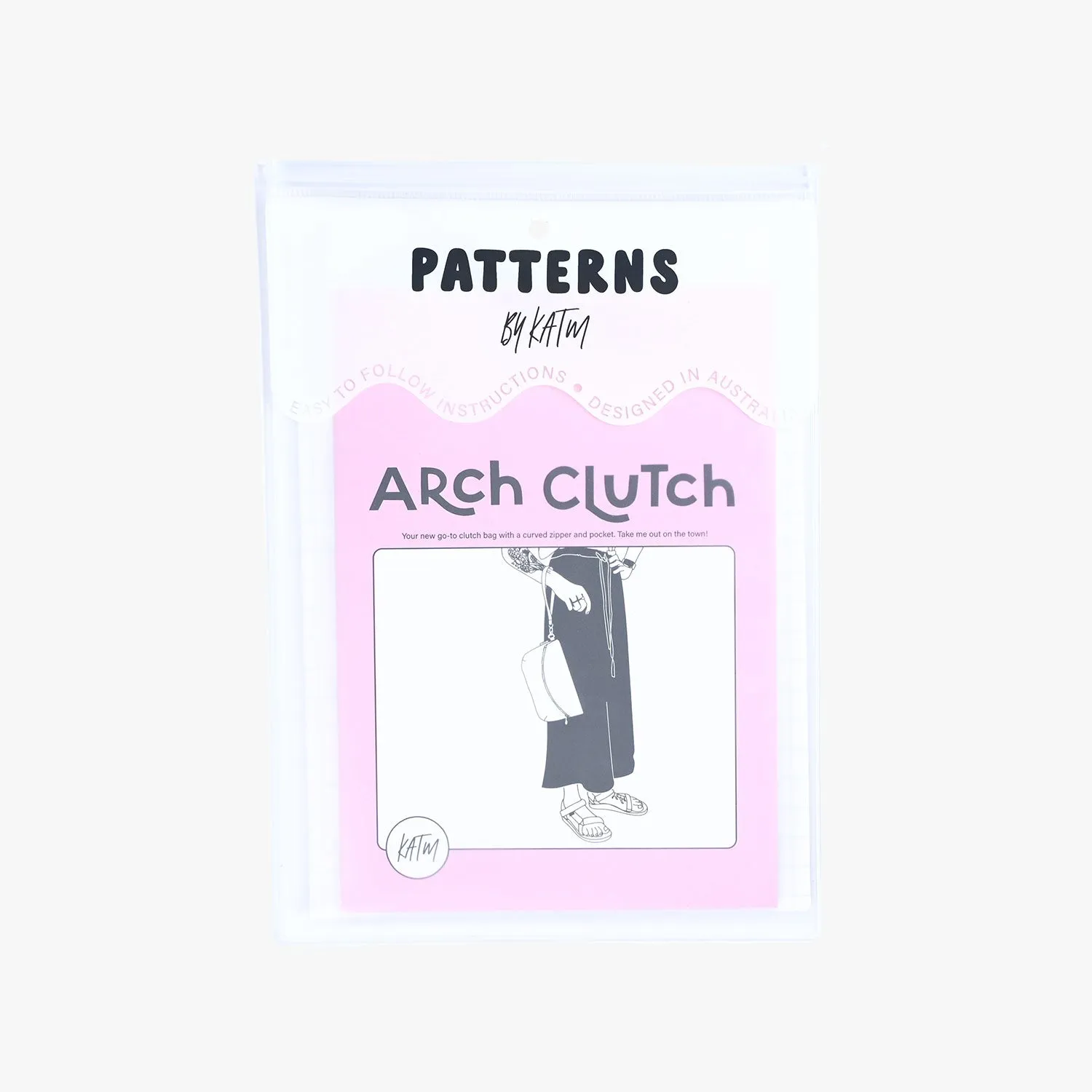 Arch Clutch | Sewing Pattern by KATM ~ Digital PDF Pattern