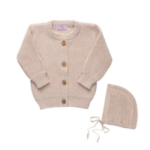 Baby Cardigan Set ~ Beige