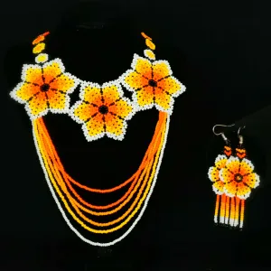 Beaded Jewelry Set - NA-OV-1001-Y