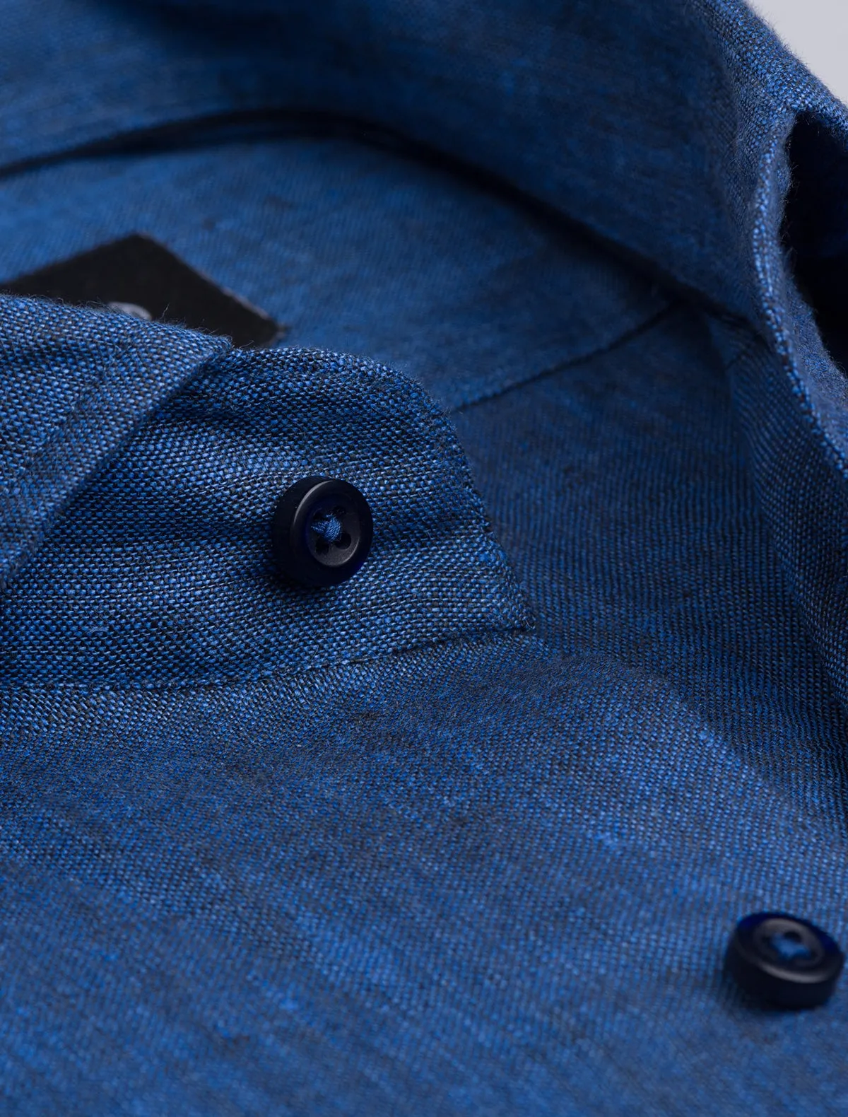 BLUEBERRY- BLUE LINEN SHIRT