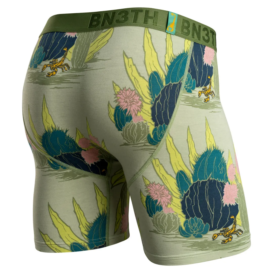 BN3TH Men's Classic Boxer Brief Cactus Floral Fair Green