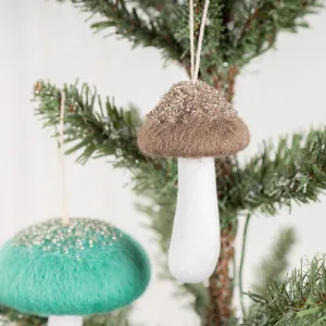 Bulk Christmas  Mushroom Ornaments Lovely Wool Felt Mushroom Gift for Xmas Tree Home Indoor Party Decor Wholesale