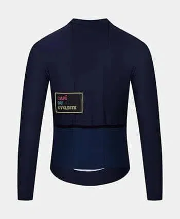 CAFE DU CYCLISTE Audrey  Long Sleeve Jersey - Navy