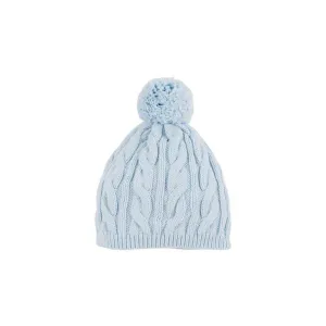 Collins Cable Knit Hat - Buckhead Blue