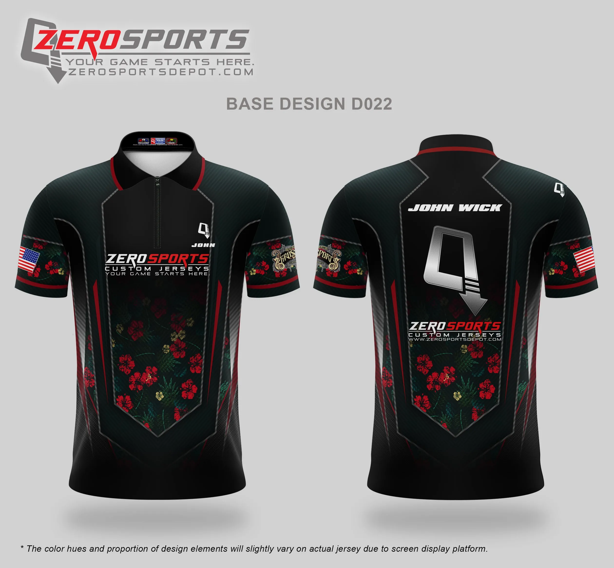 Custom Jersey Base Design #022