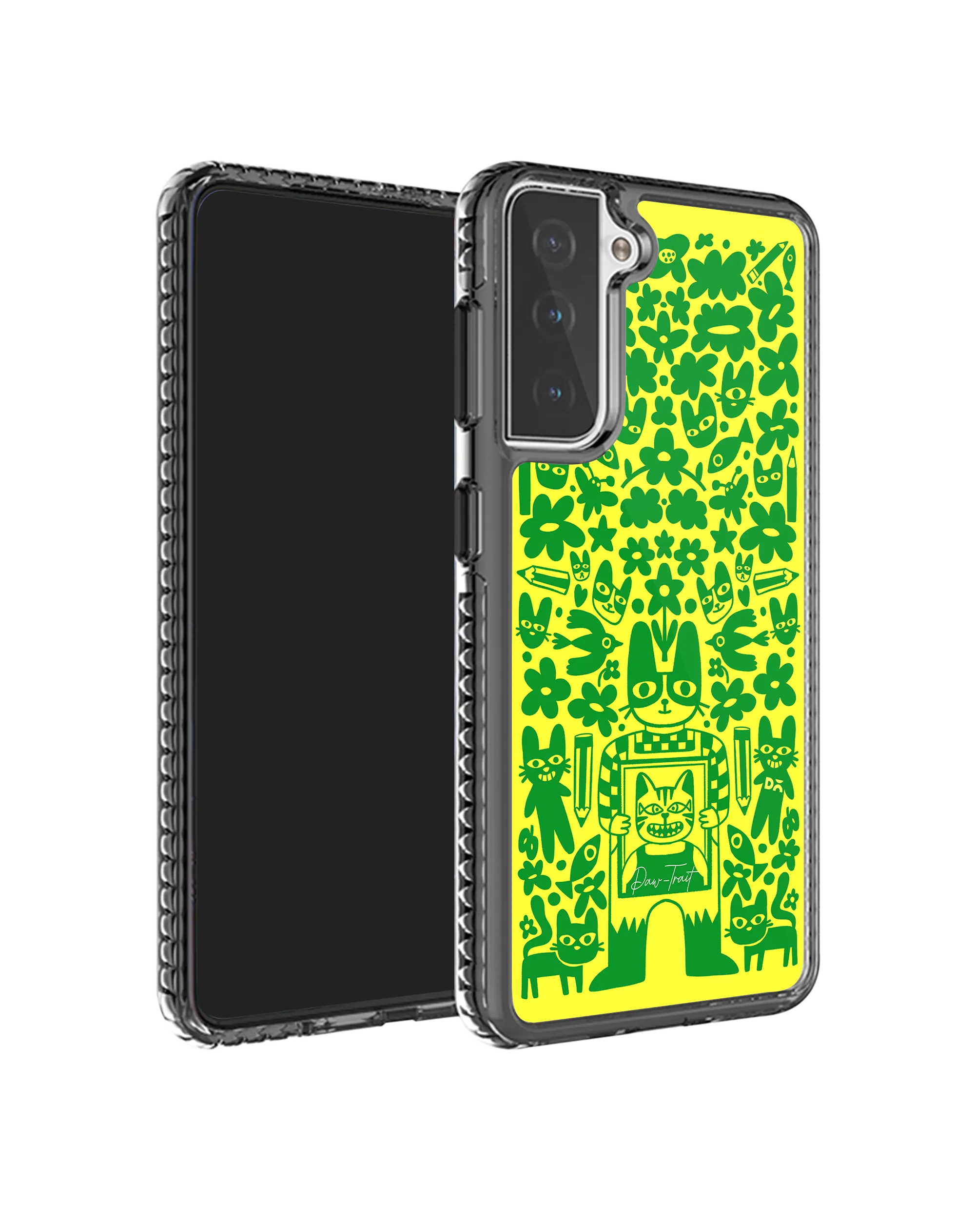 DailyObjects Mew Sketch Stride 2.0 Case Cover For Samsung Galaxy S22