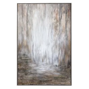 Desert Rain Hand Painted Abstract Art