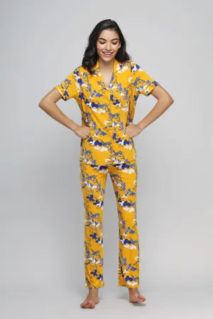 Floral Love Button Down Pajama Set