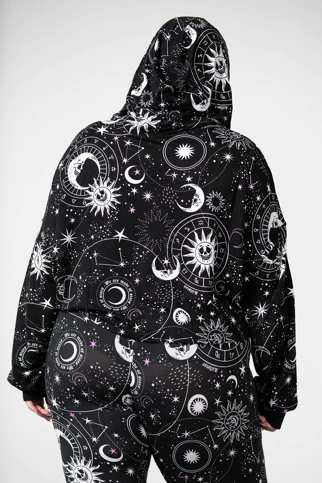 Galaxy Cropped Hoodie