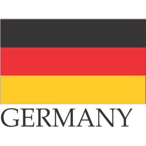 Germany Embroidered Flag Badge