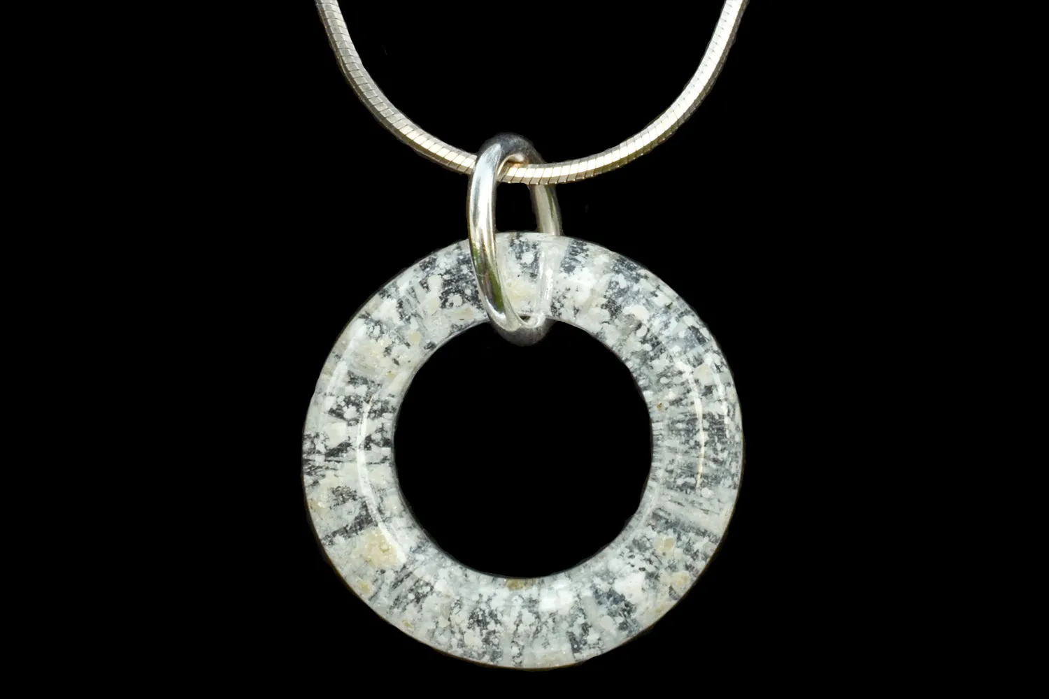 Halo Pendant with Cremation Ash