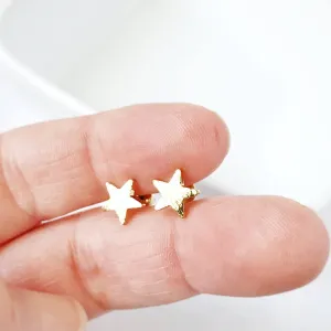 Hearts, Love & Stars Stainless Steel Post Earrings