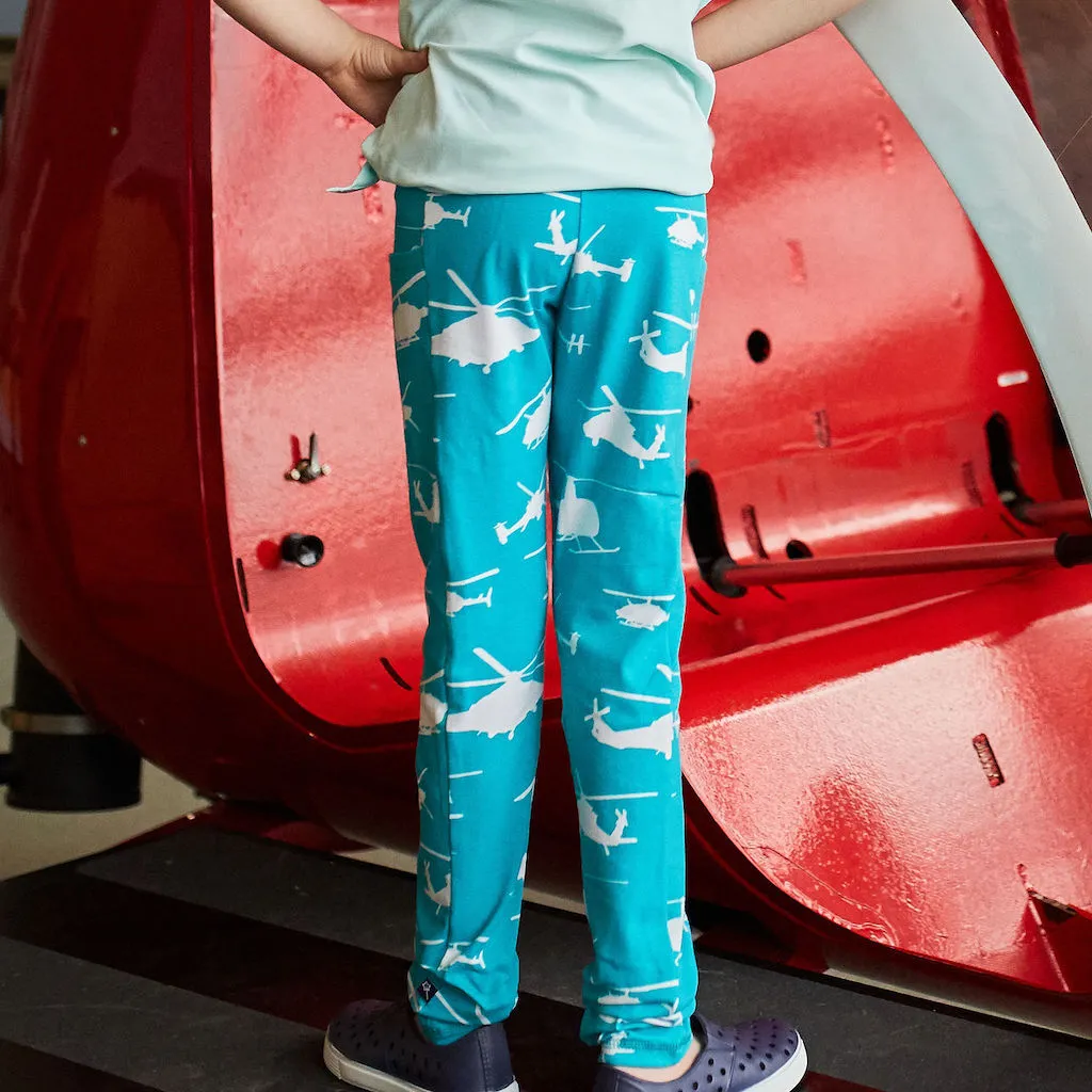 Helicopters Leggings with Pockets