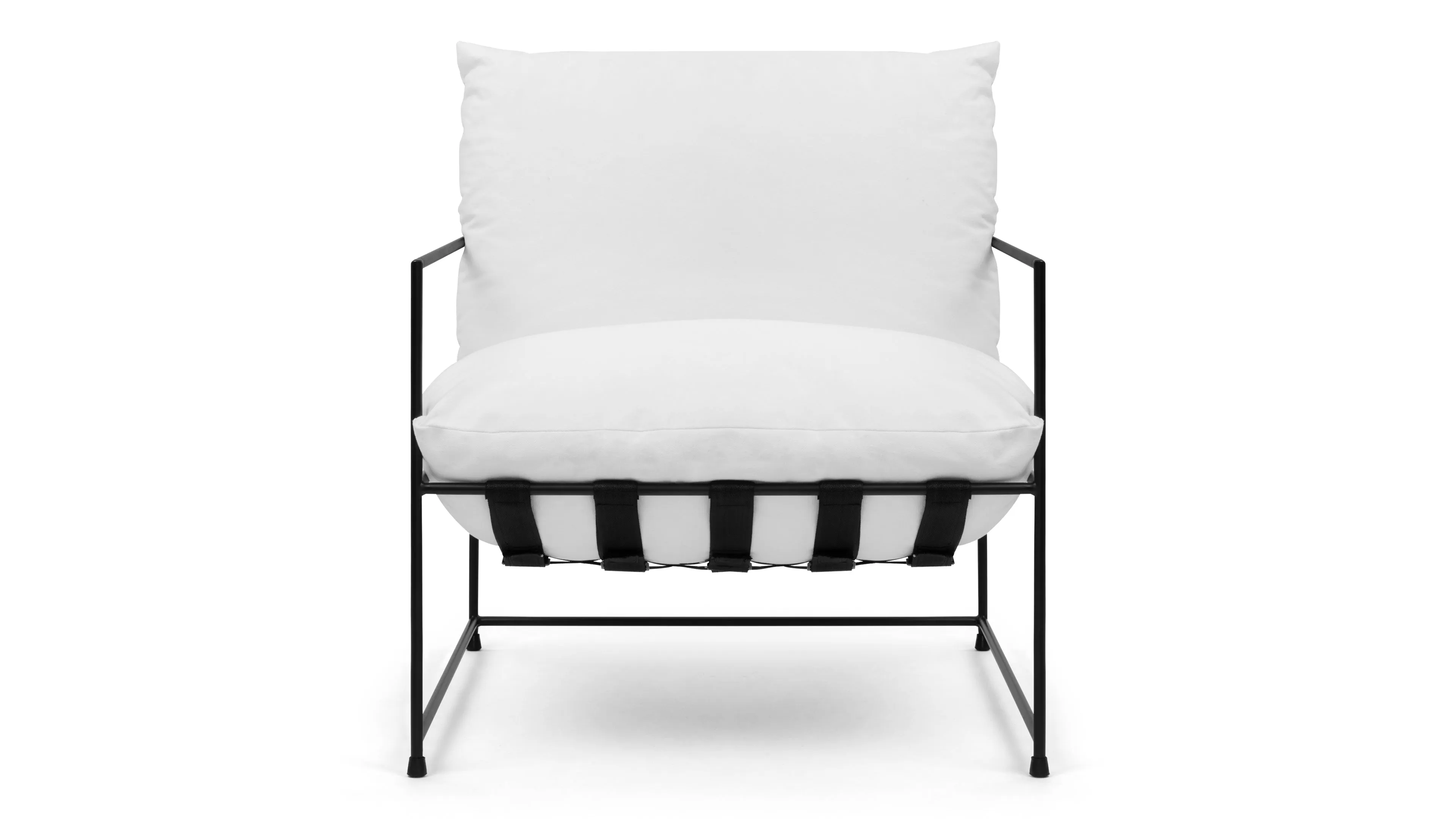 Hudson - Hudson Lounge Chair, Snow White Linen