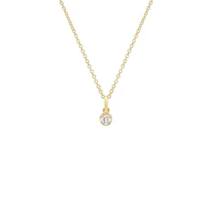 Illusion Set Diamond Pendant Necklace