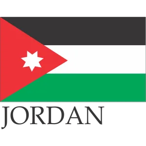 Jordan Embroidered Flag Badge