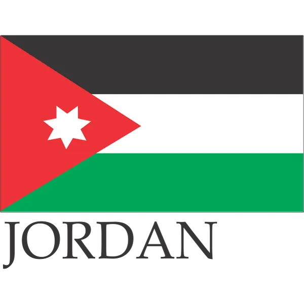 Jordan Embroidered Flag Badge