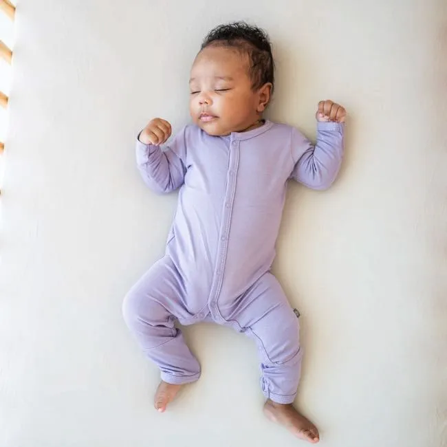 Kyte Baby Snap Romper in Taro