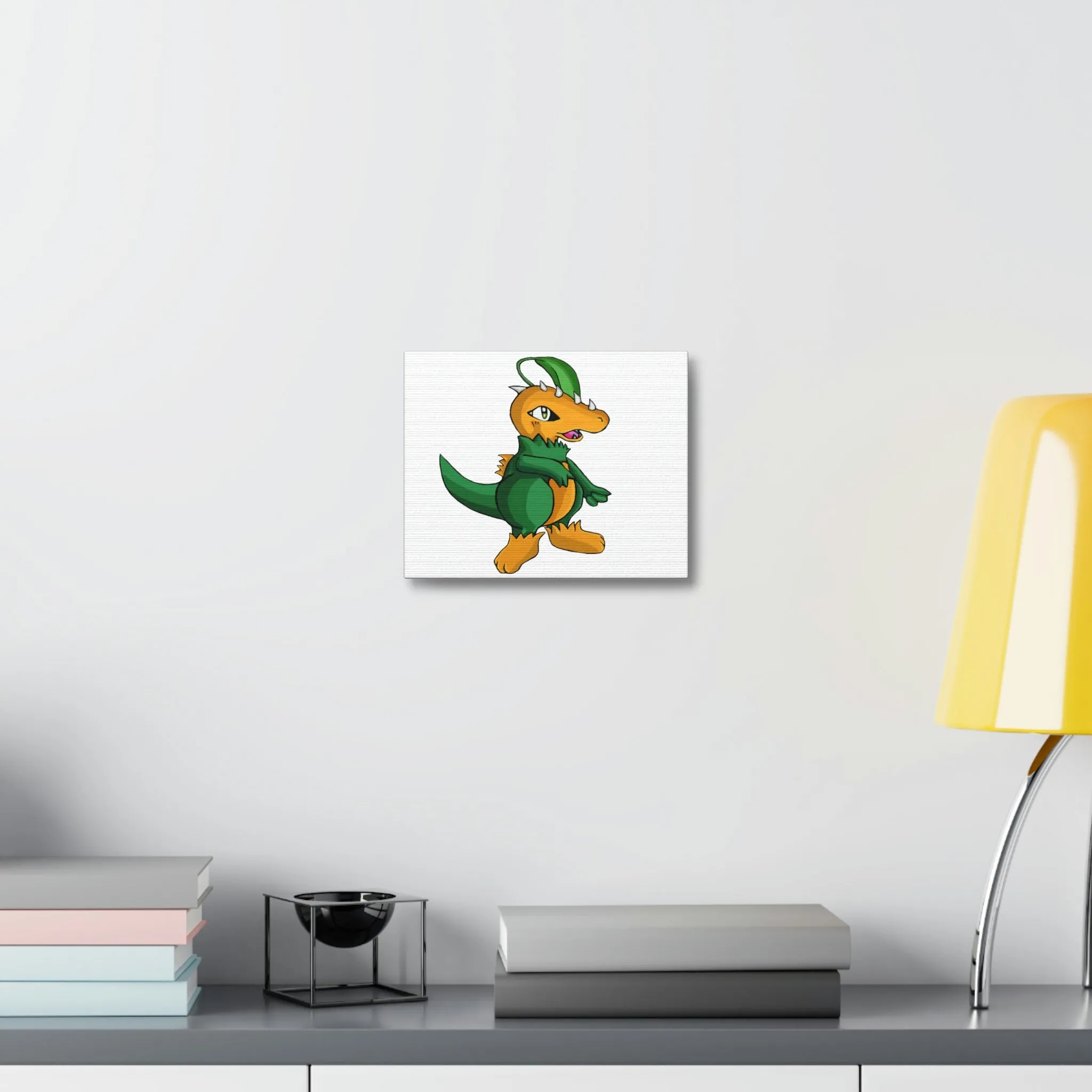 Leafasaur Stretched Canvas