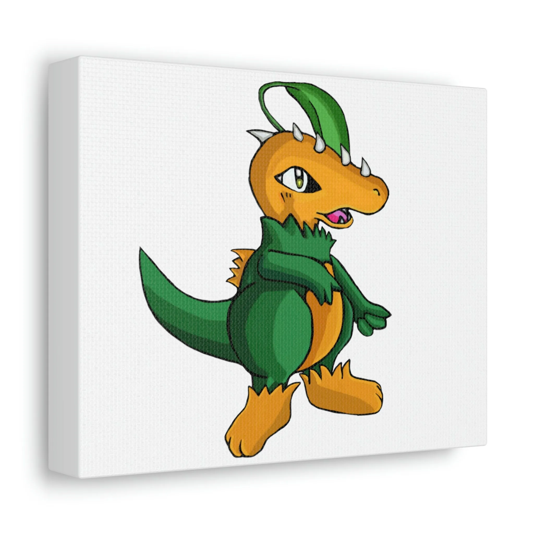 Leafasaur Stretched Canvas