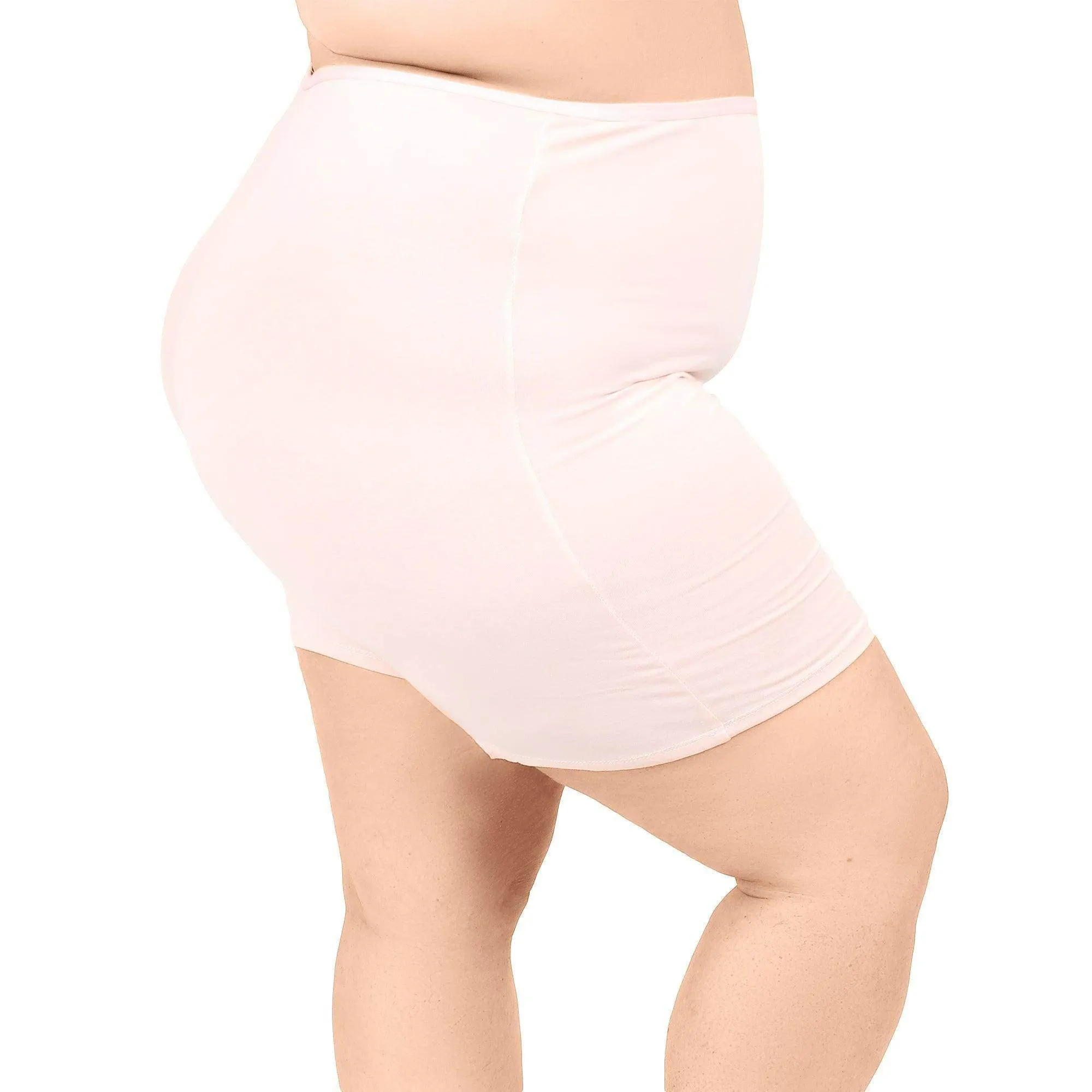 Lux Cotton Anti Thigh Chafing Underwear Short 7" | Iced Rose