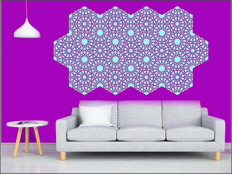 Mandala Geometric Design Stencil Reusable Stencil For Canvas And Wall Painting.ID# 342