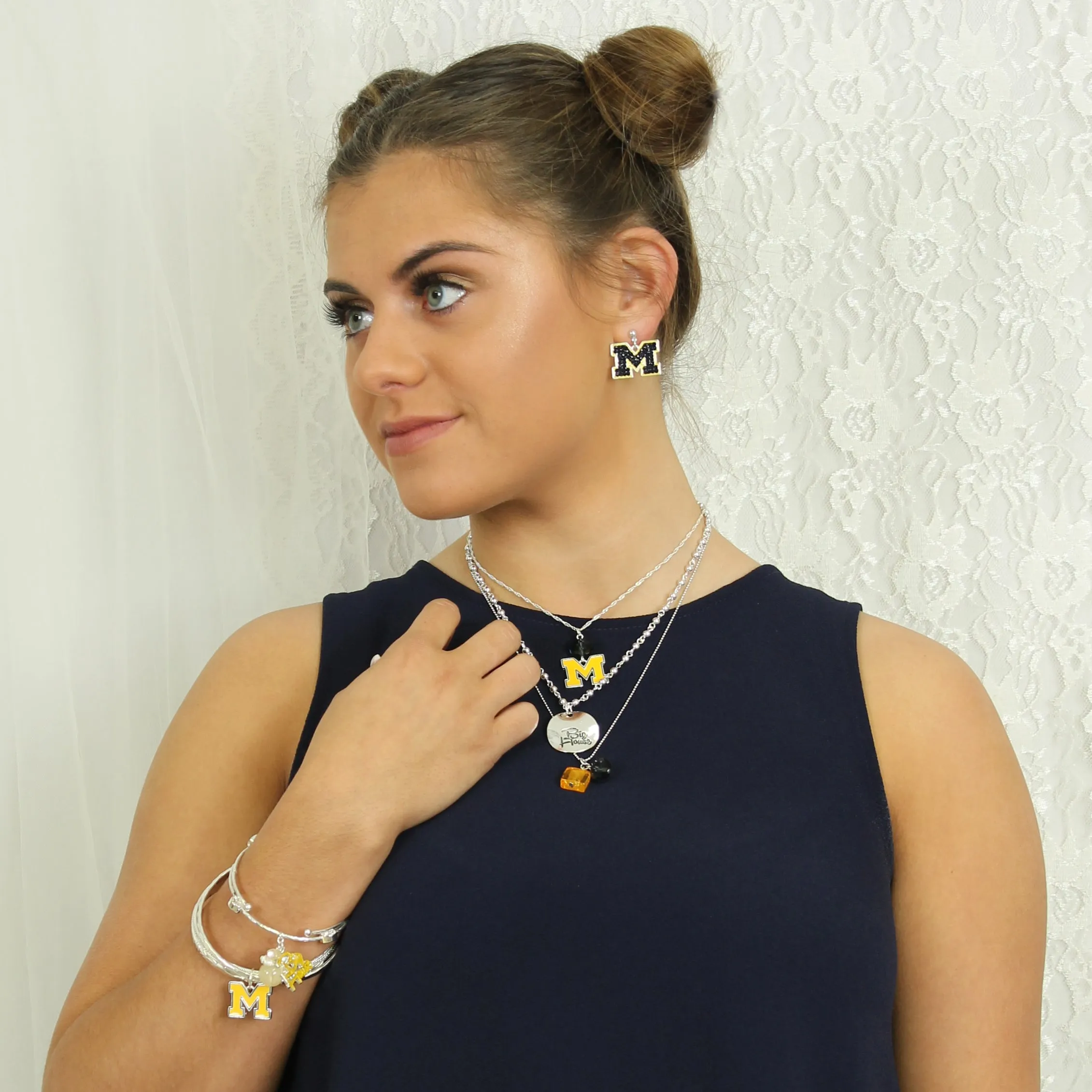 Michigan Trio Necklace Set