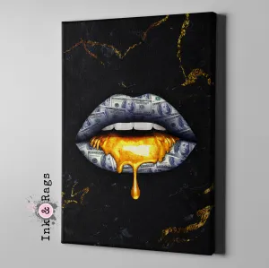 Money Talks Gallery Wrapped Canvas