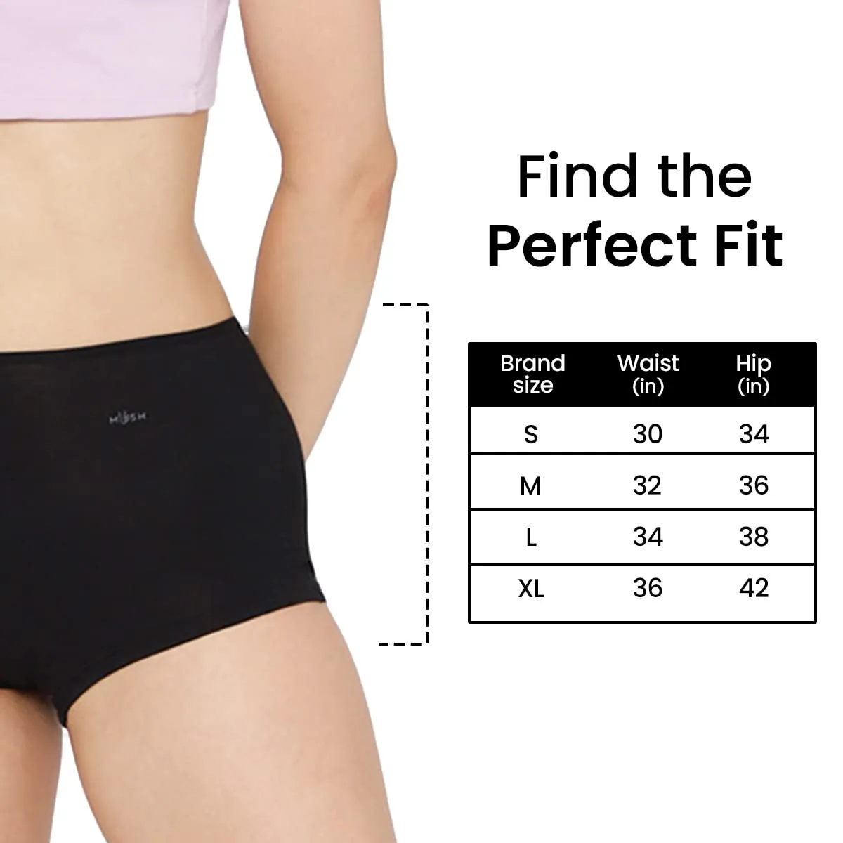 Mush Bamboo Boyshort Panties for Women | Ultra Soft Underwear | Breathable, Anti-Odor, Seamless & All Day Comfort Pack of 2