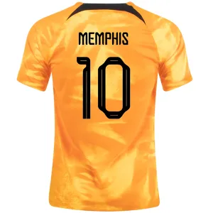 Nike Netherlands Memphis Depay Home Jersey 22/23 (Laser Orange/Black)