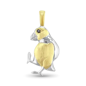 Oscar the Puffin Pendant