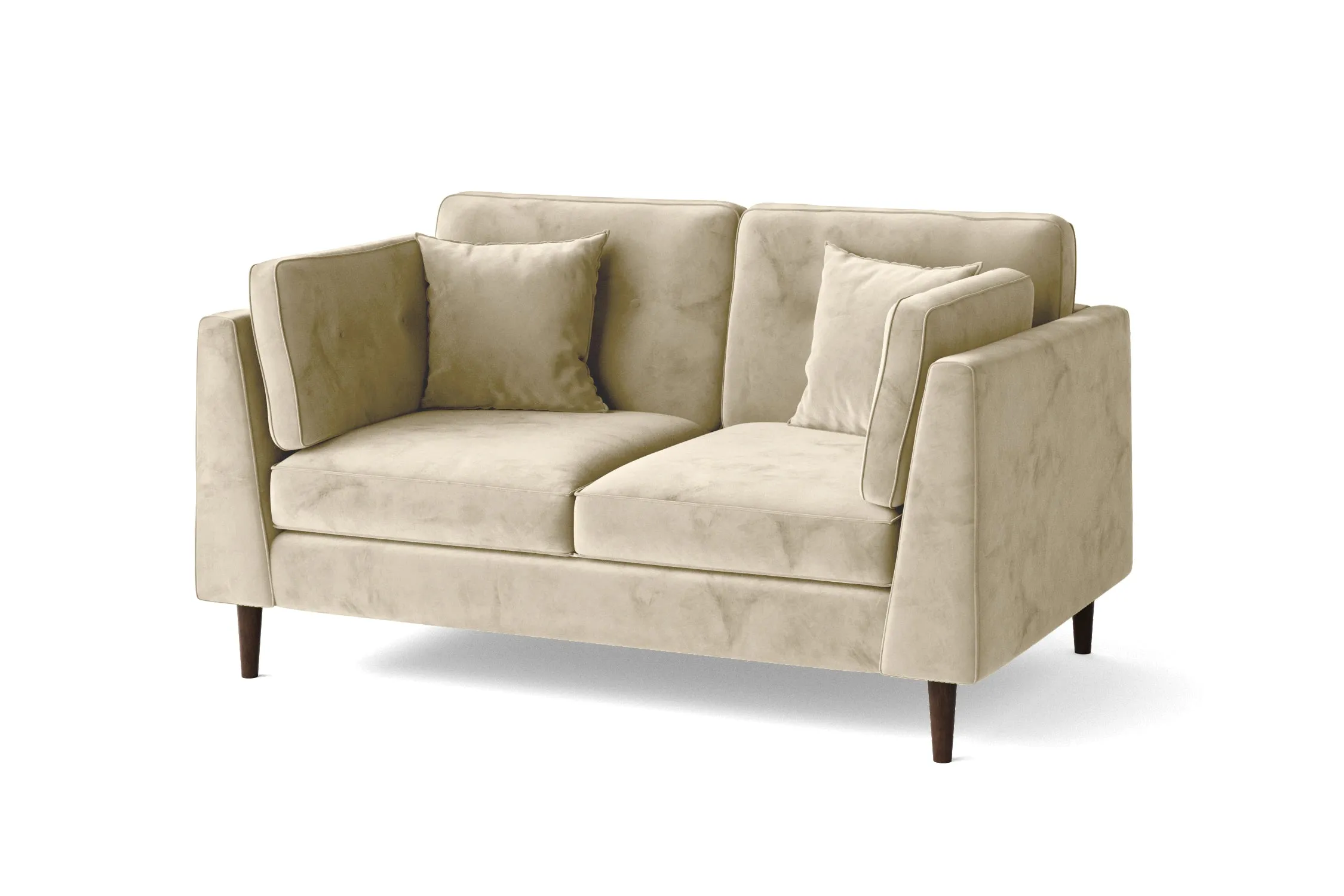 Ragusa 2 Seater Sofa Cream Velvet