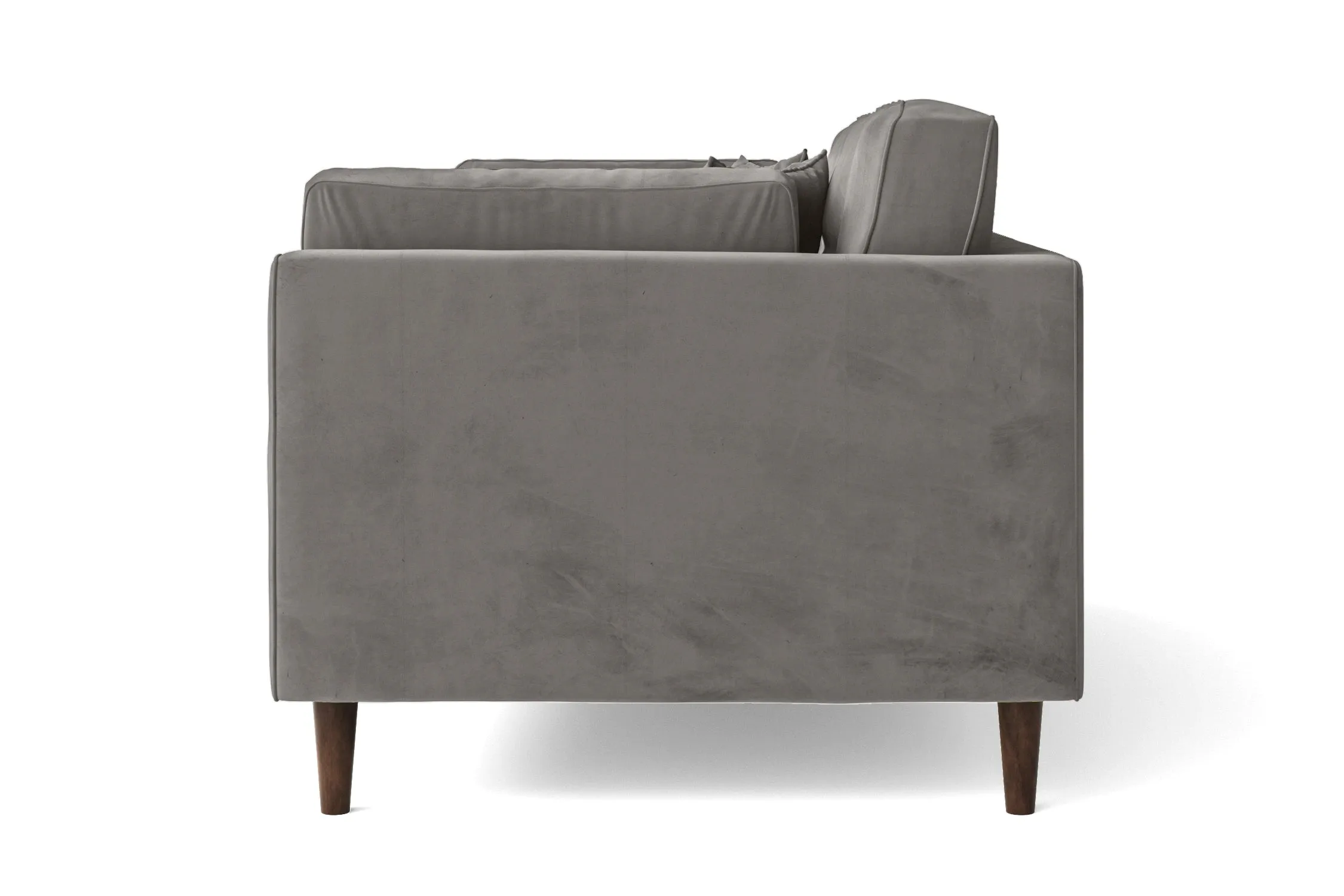 Ragusa 2 Seater Sofa Grey Velvet