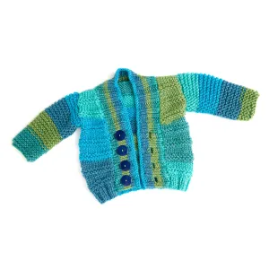 Red Heart Soft Essentials Knit Baby Cardigan