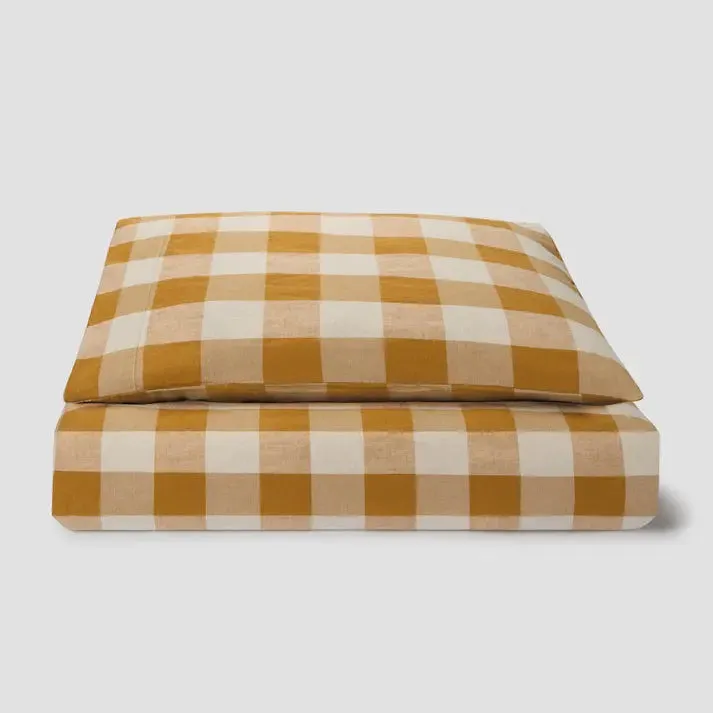 Russet Yellow Kids Emsworth Linen Blend Bedding Set