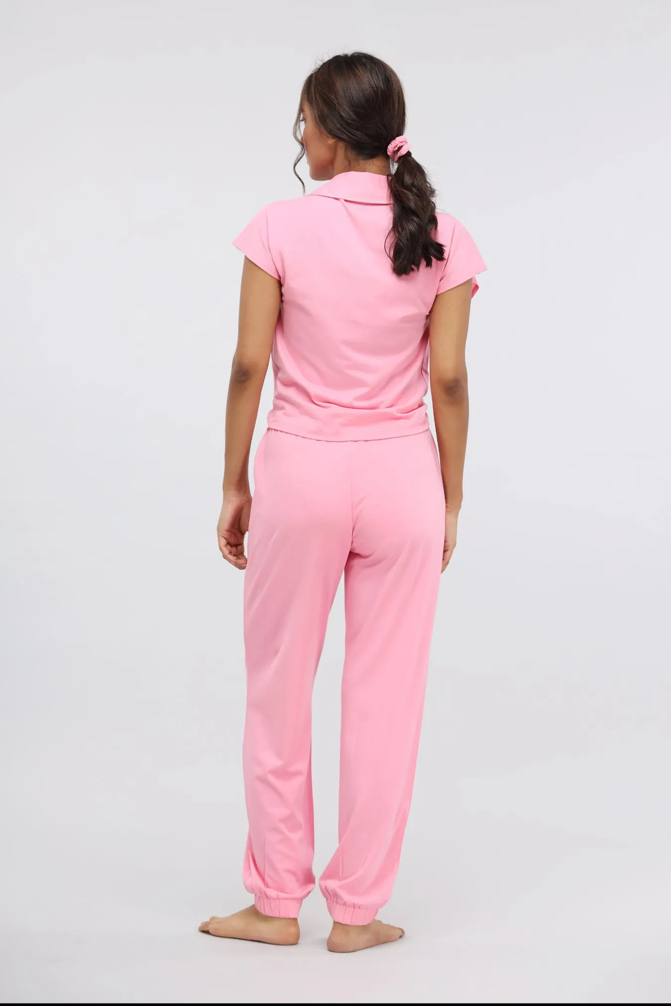 Sachet Pink Supima® Jogger Set