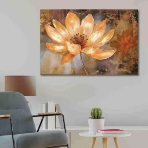 SAF paintings Unframed Rolled Art Print||Abstract Flower Canvas Wall Art Print for Home Décor And Office||Unframed canvas Painting For Wall decor||Home wall and Office Interior CR-141