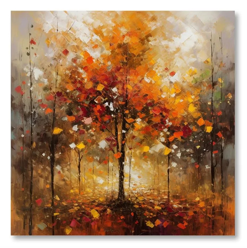 SAF paintings Wooden Framed Nature Art Canvas Wall Painting for Home Décor And Office||For Bedroom,Living Room Home wall and Office Interior 24X24Inch and Office CR-246