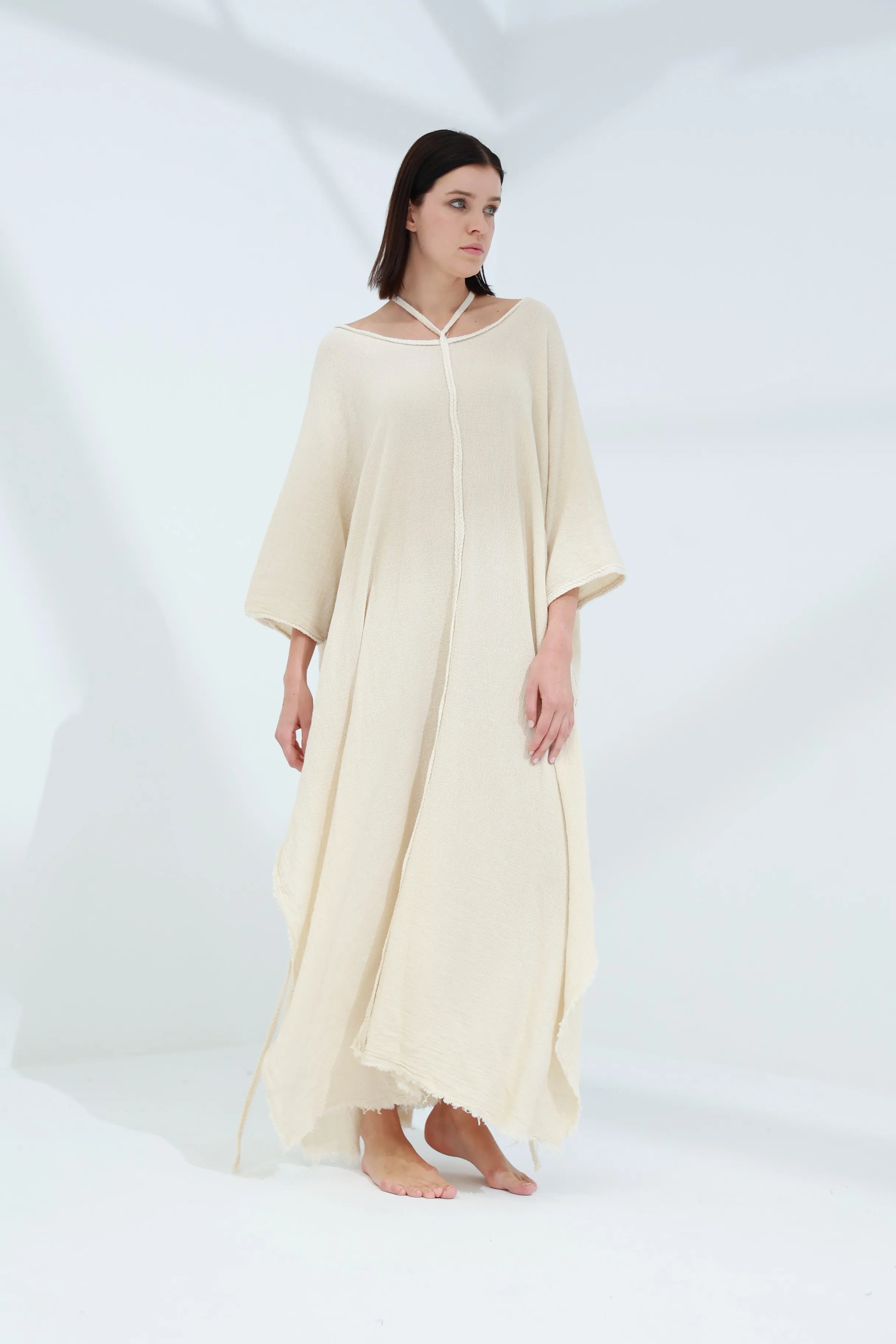 Sande Linen Kaftan Burro