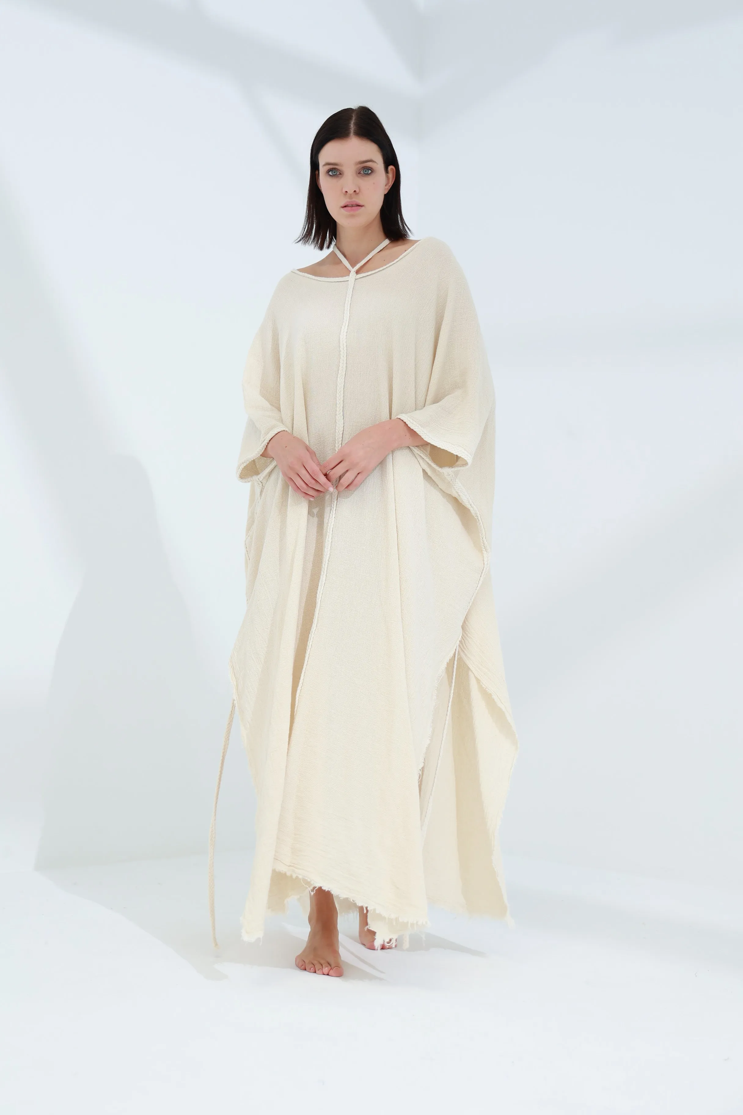 Sande Linen Kaftan Burro