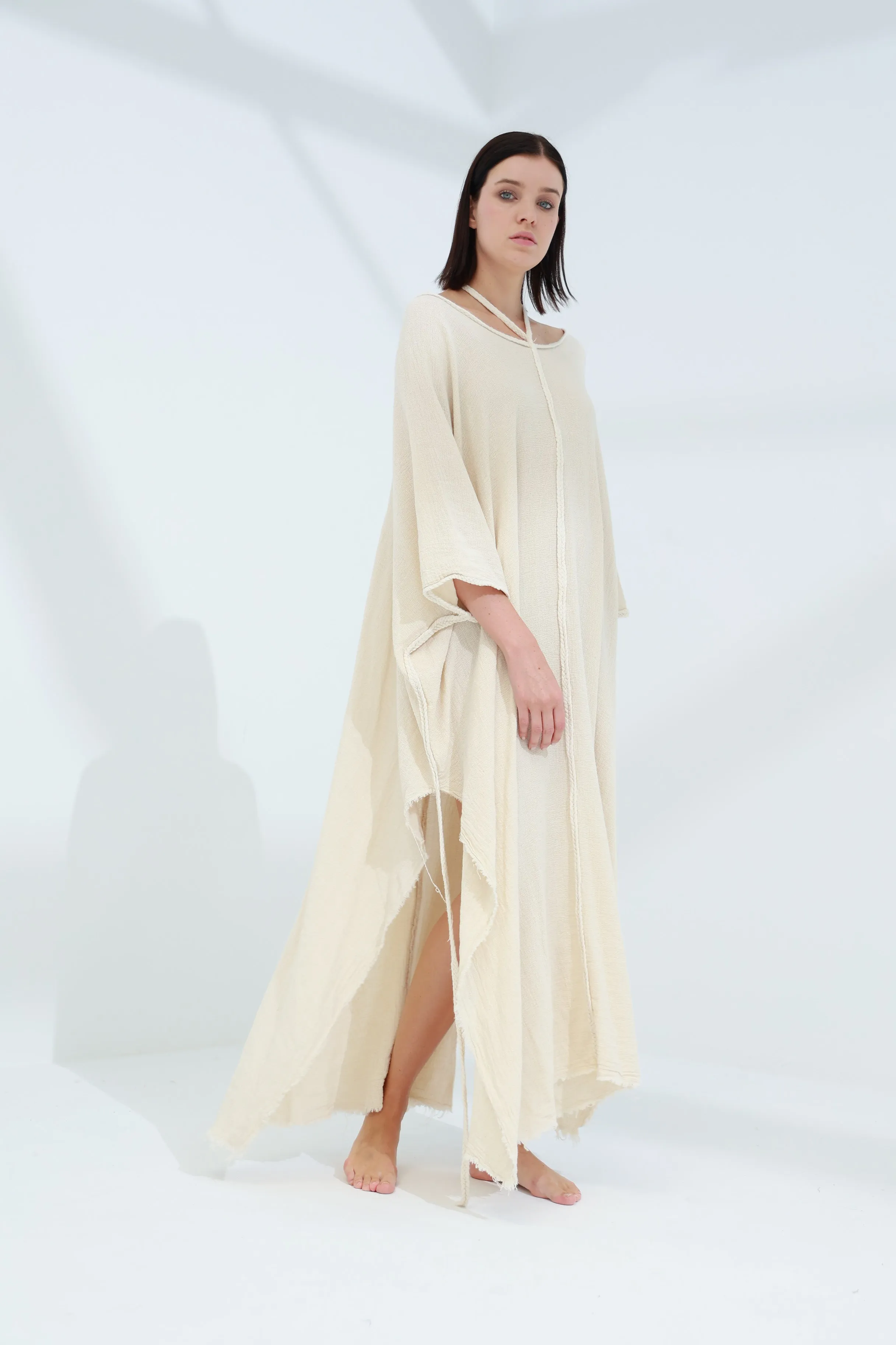 Sande Linen Kaftan Burro