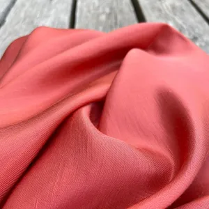 Seaglass Linen Silk in Coral