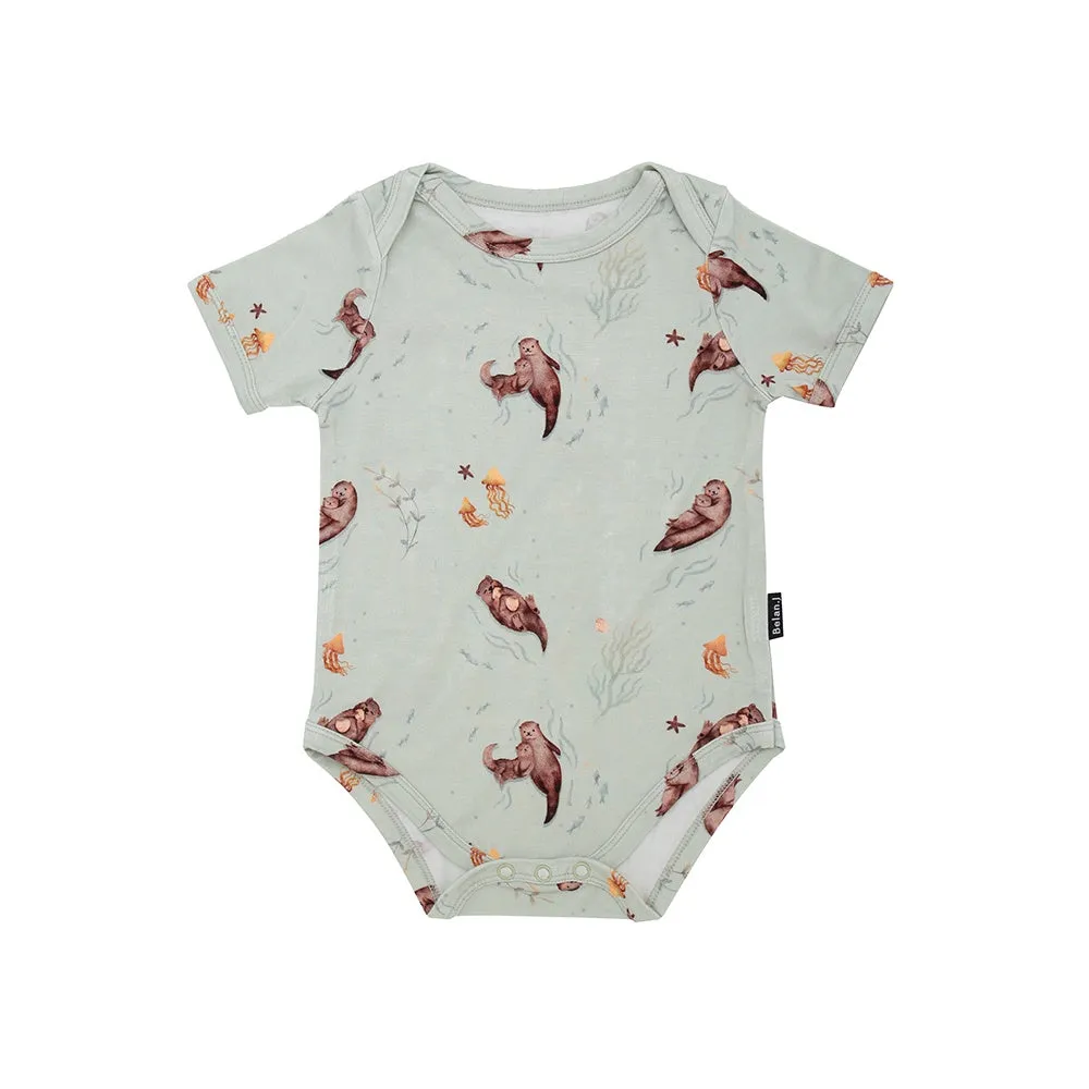 Short Sleeve Onesie - Otters