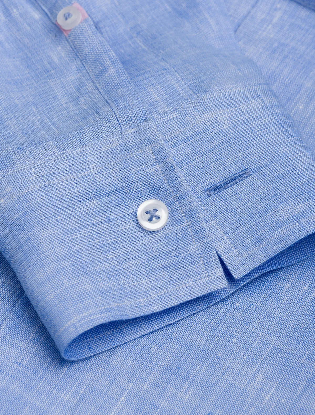 SKY BLUE LINEN SHIRT