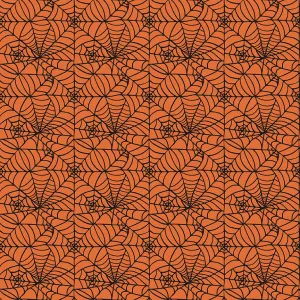 Sophisticated Halloween | Spiderweb Orange by My Mind's Eye for Riley Blake | C14622-ORANGE